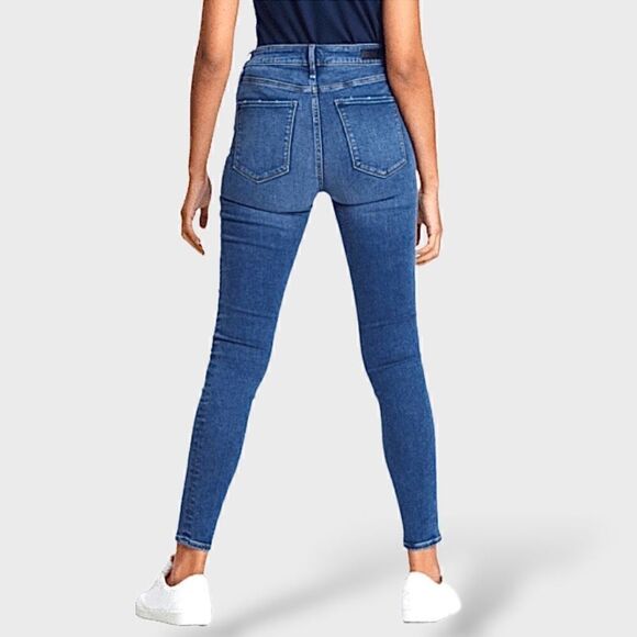 Abercrombie & Fitch Destroyed Simone High Rise Super Skinny Jeans Sz 26 - Picture 3 of 9